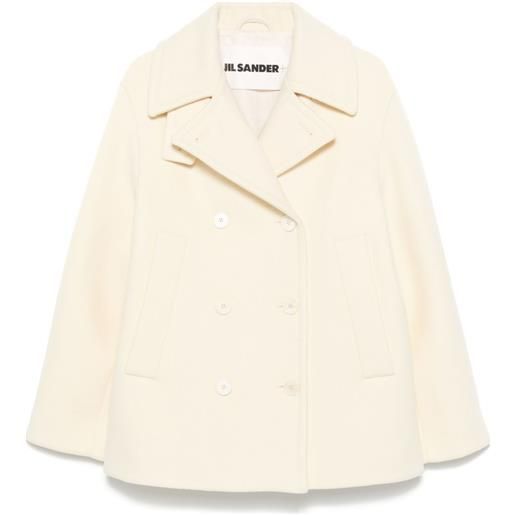 Jil Sander caban in lana - toni neutri