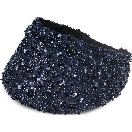 Maison Michel visiera soft patty - blu