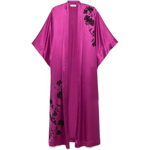 Carine Gilson vestaglia lunga - viola