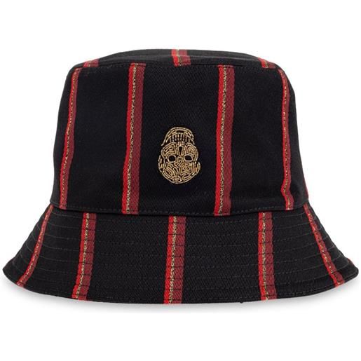 Alexander McQueen cappello bucket con applicazione - nero