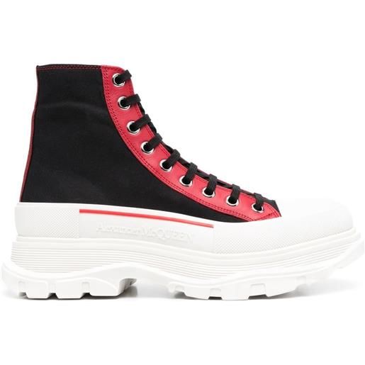 Alexander McQueen sneakers alte tread slick - nero