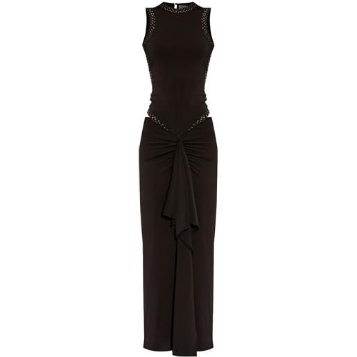 The Attico abito con strass - nero