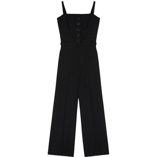 Ports 1961 tuta intera smanicata - nero