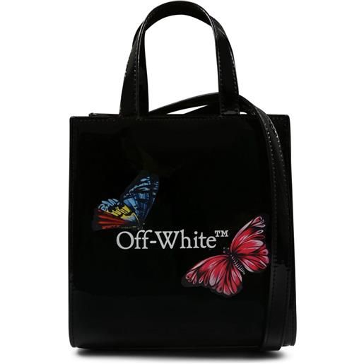 Off-White Kids borsa butterfly bookish - nero