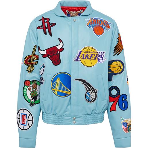 Jeff Hamilton giacca collage x nba - blu