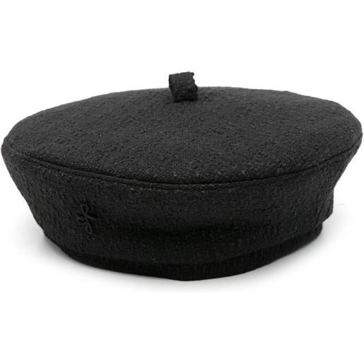 Ruslan Baginskiy cappello baker boy con ricamo - nero
