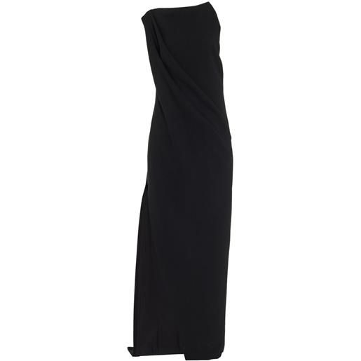 Brandon Maxwell abito lungo alina - nero