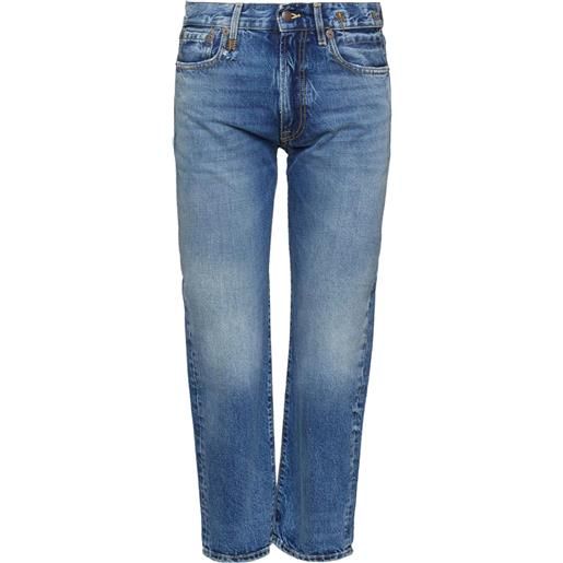 R13 jeans dritti crop - blu