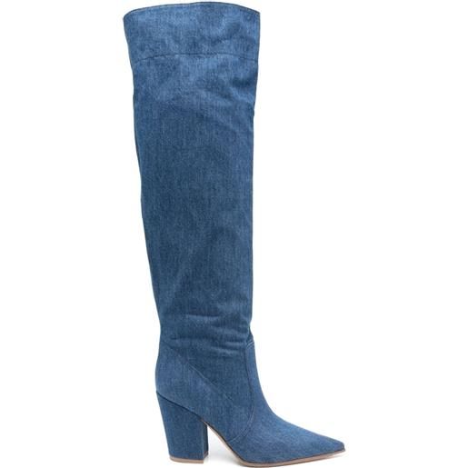 Gianvito Rossi stivali keinna 85mm - blu