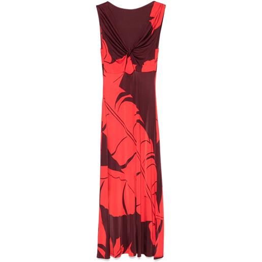 Johanna Ortiz abito lungo deep heart - rosso