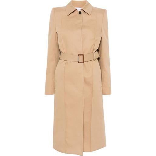 Alexander McQueen trench con cintura - marrone