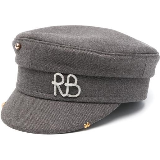 Ruslan Baginskiy cappello baker boy mélange - grigio