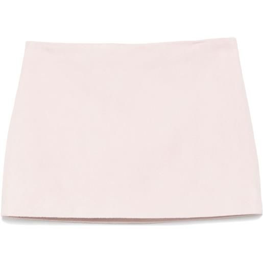 KHAITE minigonna jett - rosa