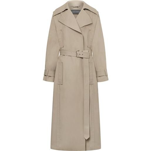 Alberta Ferretti trench con cintura - toni neutri