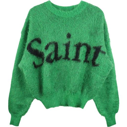 SAINT MXXXXXX cardigan con intarsi - verde