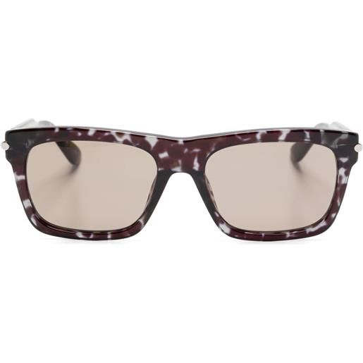 Alexander McQueen Eyewear occhiali da sole squadrati - nero