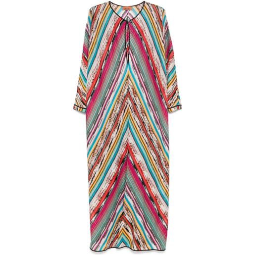 Missoni copricostume con motivo chevron - nero