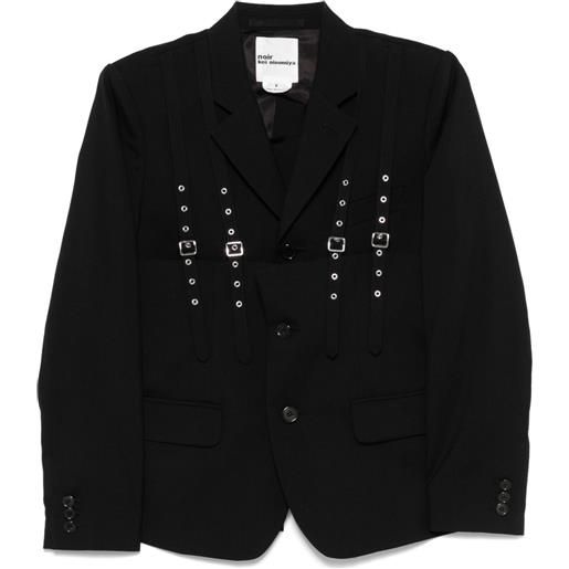 Noir Kei Ninomiya blazer con dettaglio cut-out Noir Kei Ninomiya x comme des garcons - nero