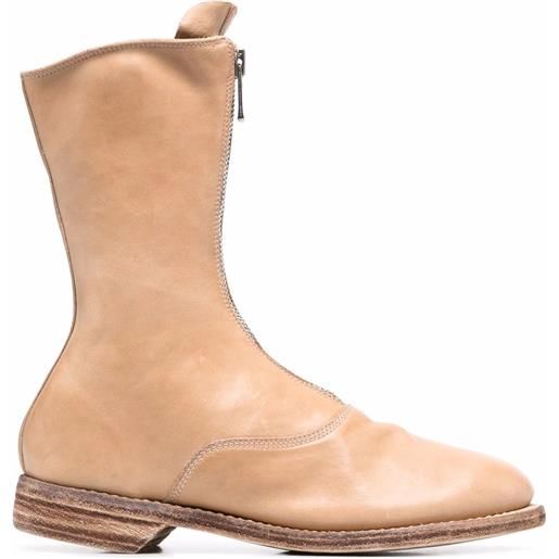 Guidi stivaletti con zip 310 - marrone