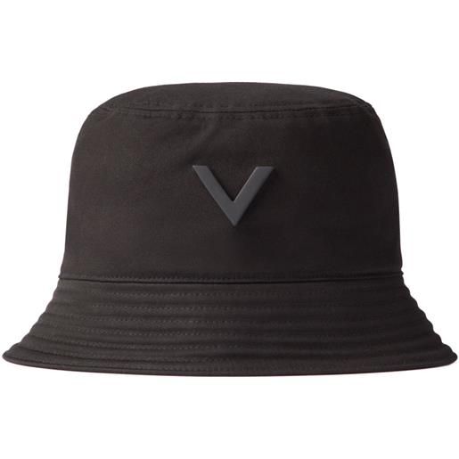 Valentino Garavani cappello bucket con dettaglio v - nero