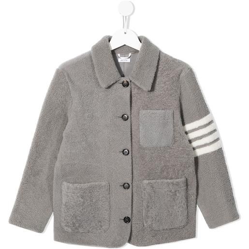 Thom Browne Kids blazer avvitato - grigio