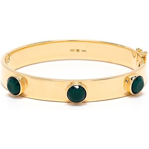 YAYAKO Acciaio inossidabile Strass Bracciale Bangle Dainty 18K Placcato Argento Bracciali Oro per Donna Ragazze Bracciali di Fascino Regali (Albero Argento