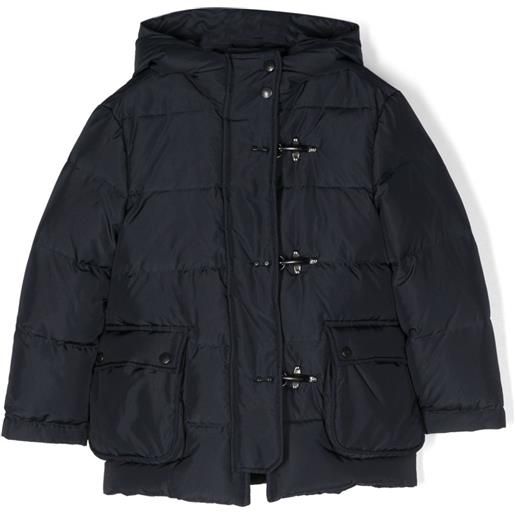Fay Kids piumino 3 ganci con cappuccio - blu