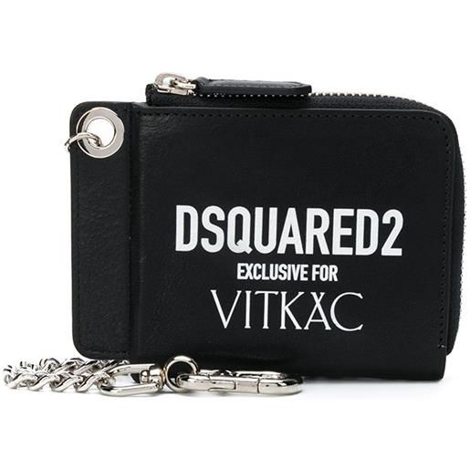 DSQUARED2 portafoglio exclusive for vitkac - nero