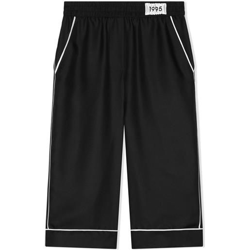 Dolce & Gabbana Kids pantaloni pigiama - nero