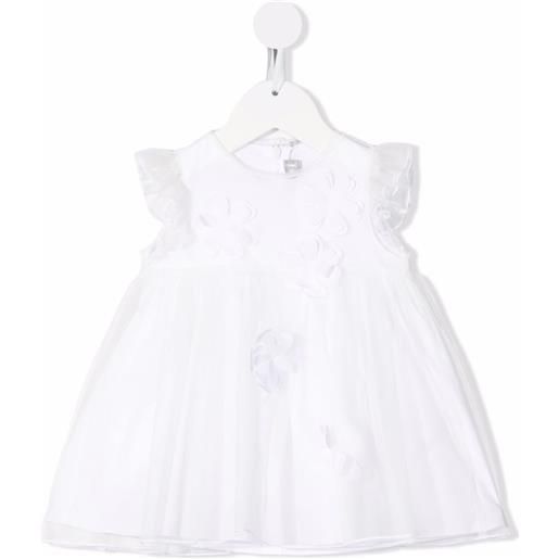 Il Gufo abito a fiori - bianco