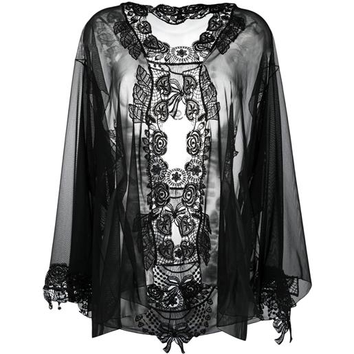 Belle Et Bon Bon vestaglia bisoux venetian - nero