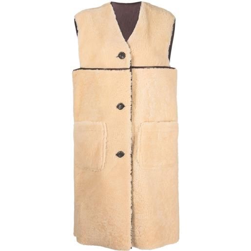 Marni gilet reversibile - toni neutri