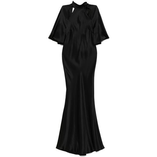 Michelle Mason abito da sera con schiena scoperta - nero