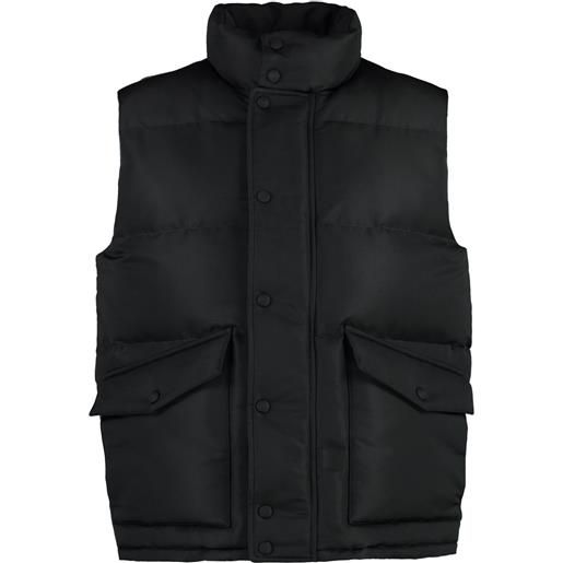 Alexander McQueen gilet imbottito con stampa - nero