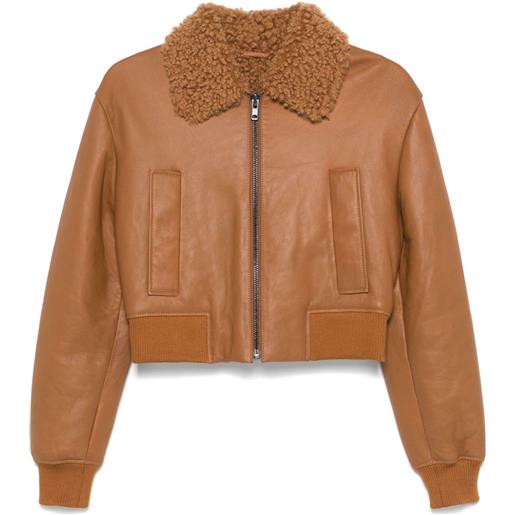 Manokhi giacca idris - marrone