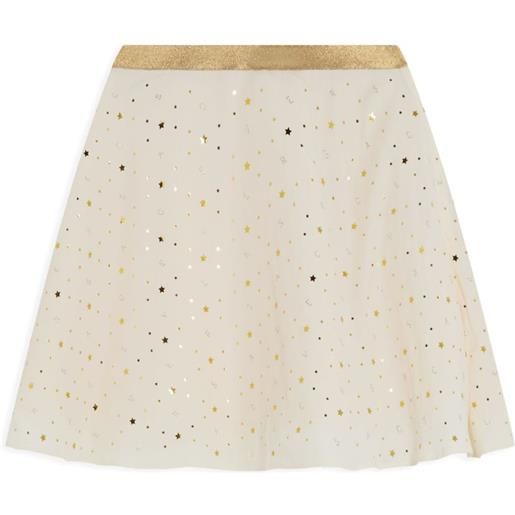 Versace Kids gonna con stampa - bianco