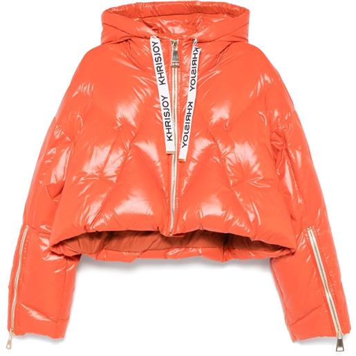 Khrisjoy piumino crop kris - arancione