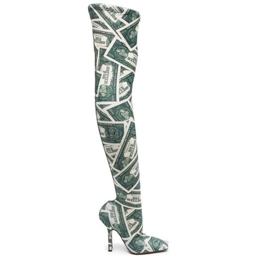 VETEMENTS stivali million dollar boomerang 115mm - verde