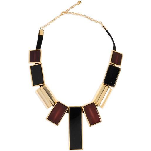 DSQUARED2 collana con design geometrico - nero