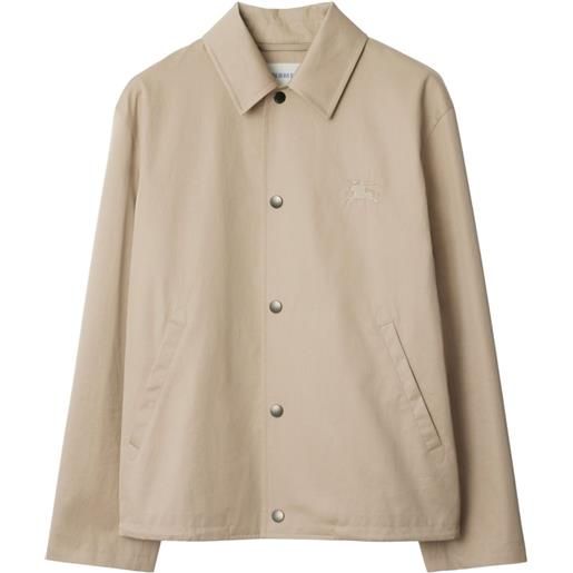 Burberry giacca in gabardine - toni neutri