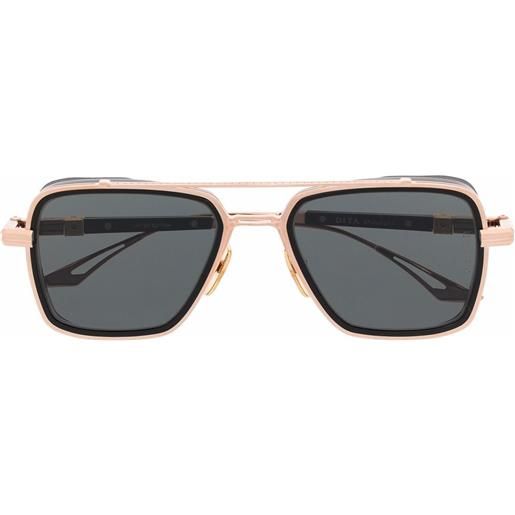 Dita Eyewear occhiali da sole squadrati oversize - oro