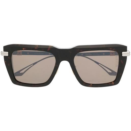 Dita Eyewear occhiali da sole squadrati - marrone