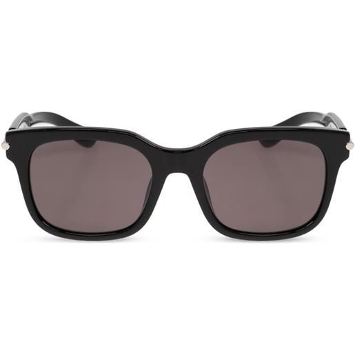 Alexander McQueen Eyewear occhiali da sole squadrati - nero