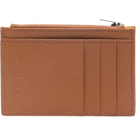 Doucal's portacarte in pelle - marrone
