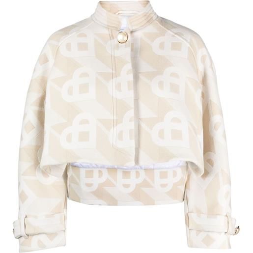 Casablanca giacca crop - bianco