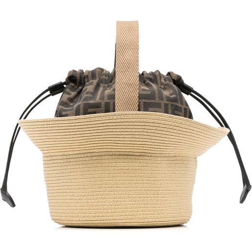 FENDI cappello estivo - toni neutri