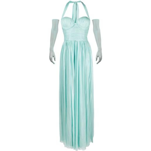 JEAN-LOUIS SABAJI abito lungo smanicato - blu