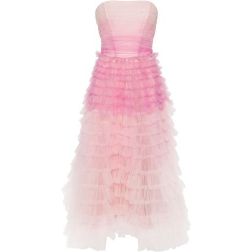 Ana Radu abito con effetto sfumato - rosa