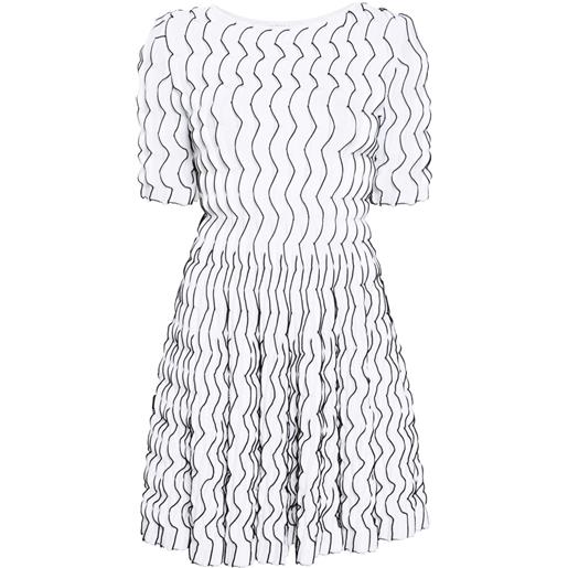 Antonino Valenti abito corto svasato - bianco