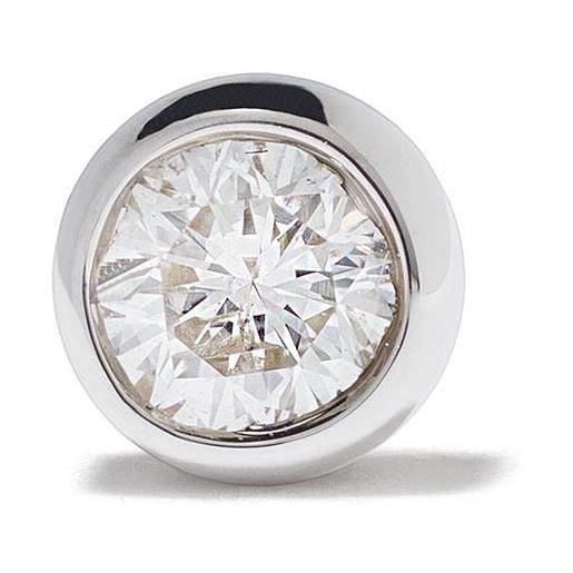 Maria Black orecchino in oro bianco 14kt e diamanti - argento